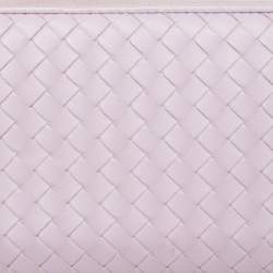 Pre Owned محفظة بوتيغا فينيتا جلد انترشياتو بني ثنائي اللون بسحاب دائري