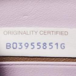 Pre Owned محفظة بوتيغا فينيتا جلد انترشياتو بني ثنائي اللون بسحاب دائري