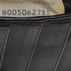 مملوكة مسبقًا Bottega Veneta Black Intrecciato Leather French Compact Wallet