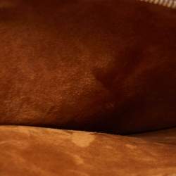 مملوكة مسبقًا Bottega Veneta Burgundy Intrecciato Leather BV Round Rim Clutch