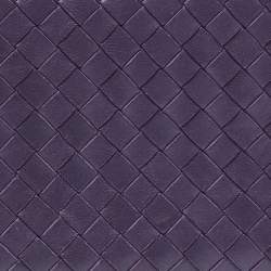Pre Owned Bottega Veneta Purple Intrecciato Leather Zip Around Wallet