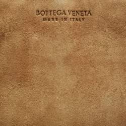 Pre Owned Bottega Veneta Beige Suede Medium Arco Tote