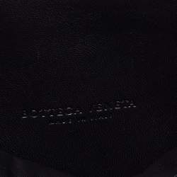 مملوكة مسبقًا Bottega Veneta Blue/Black Intrecciato Suede and Karung Leather Crossbody Bag