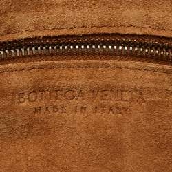 Pre Owned Bottega Veneta Black Intrecciato Leather Cassette Belt Bag