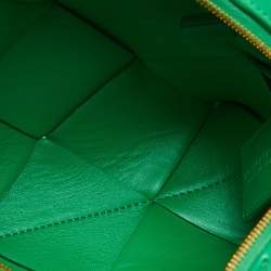 Bottega Veneta Green Intrecciato Leather Mini Loop Camera Bag