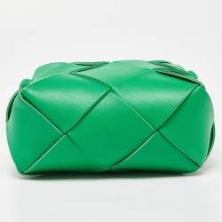 Bottega Veneta Green Intrecciato Leather Mini Loop Camera Bag