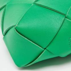 Bottega Veneta Green Intrecciato Leather Mini Loop Camera Bag