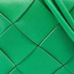 Bottega Veneta Green Intrecciato Leather Mini Loop Camera Bag