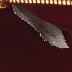 مملوكة مسبقًا Bottega Veneta Grey/Brown Leather Snap Bifold Wallet