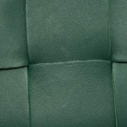 Pre Owned Bottega Veneta Green Leather Candy Arco Tote