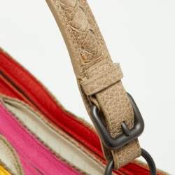 مملوكة مسبقًا Bottega Veneta Multicolor Leather Triple Zip Bag