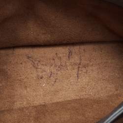 Pre Owned Bottega Veneta Navy Blue Intrecciato Leather Mini Roma Tote