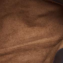 Pre Owned Bottega Veneta Navy Blue Intrecciato Leather Mini Roma Tote