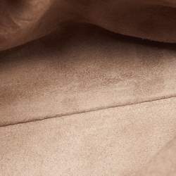 Pre Owned Bottega Veneta Orange Leather Mini Piazza Top Handle Bag