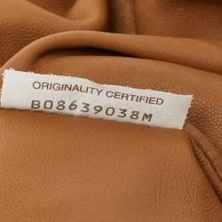 Pre Owned Bottega Veneta Beige Intrecciato Leather Teen Pouch