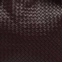Pre Owned Bottega Veneta Burgundy Intrecciato Leather Seamless Garda Tote 