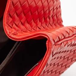 Pre Owned حقيبة يد توتس بوتيغا فينيتا غاردا جلد إنترشياتو أحمر