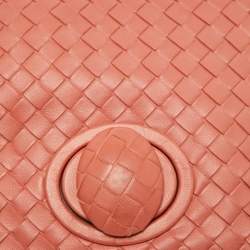 مملوكة مسبقًا Bottega Veneta Intrecciato Leather Turnlock Clutch