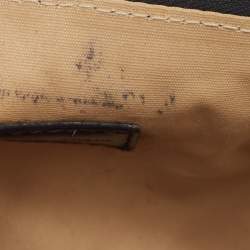 Pre Owned Bottega Veneta Black Intrecciato Leather Cosmetic Pouch