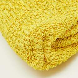 مملوكة مسبقًا Bottega Veneta Yellow Curly Raffia and Leather Mini The Pouch Bag