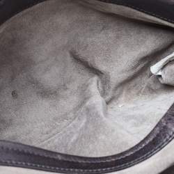 Pre Owned Bottega Veneta Dark Brown Intrecciato Leather Shopper Tote