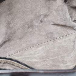 Pre Owned Bottega Veneta Dark Brown Intrecciato Leather Shopper Tote