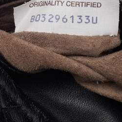 مملوكة مسبقًا Bottega Veneta Black Intrecciato Leather Crossbody Bag