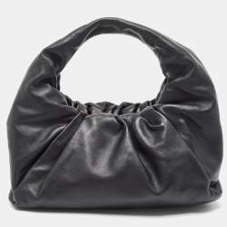 Pre Owned حقيبة صغيرة بوتيغا فينيتا ذا شولدر متوسطة جلد بني جملي 