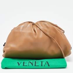 مملوكة مسبقًا Bottega Veneta Brown Leather Mini The Pouch Bag