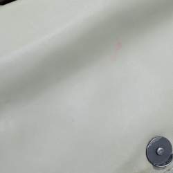 Pre Owned Bottega Veneta Grey Woven Leather Small Olimpia Shoulder Bag