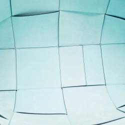 مملوكة مسبقًا Bottega Veneta Deep Blue Intrecciato Leather Large Arco Tote