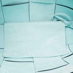 مملوكة مسبقًا Bottega Veneta Deep Blue Intrecciato Leather Large Arco Tote