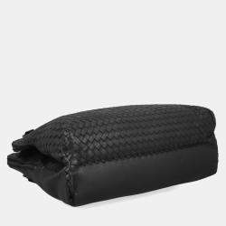 Pre Owned Bottega Veneta  Women's Leather Handbag - Black - One Size