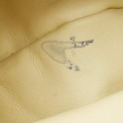 Pre Owned حقيبة هوبو بوتيغا فينيتا ميني جودي جلد إنترشياتو أصفر فاتح