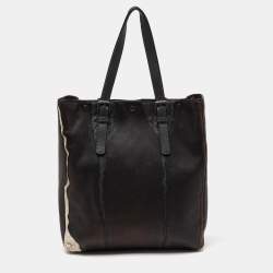 Pre Owned حقيبة يد توتس بوتيغا فينيتا شوبر جلد متعدد الألوان