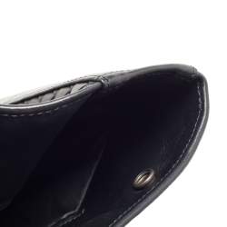 Pre Owned Bottega Veneta Black Intrecciato Leather Shopper Tote