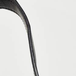 Pre Owned Bottega Veneta Black Intrecciato Leather Shopper Tote