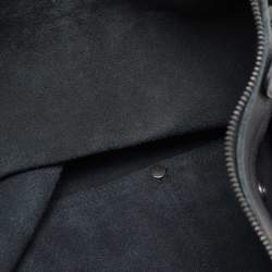 Pre Owned Bottega Veneta Black Leather Tote