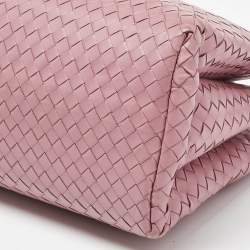 مملوكة مسبقًا Bottega Veneta Pink Intrecciato Leather Small Roma Tote