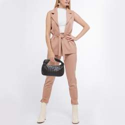 Pre Owned Bottega Veneta Fondant Intrecciato Leather Mini Jodie Hobo