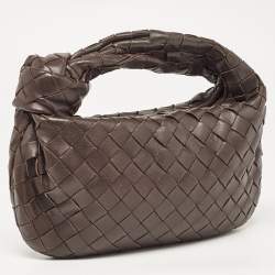 Pre Owned Bottega Veneta Fondant Intrecciato Leather Mini Jodie Hobo