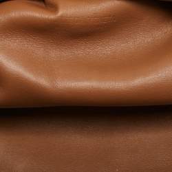 Pre Owned Bottega Veneta Brown Leather Mini The Pouch Bag