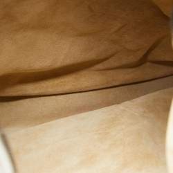 Pre Owned Bottega Veneta Grey Intrecciato Leather and Alligator Oversized Hobo