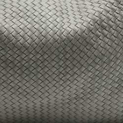 Pre Owned Bottega Veneta Grey Intrecciato Leather and Alligator Oversized Hobo