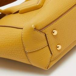 Bottega Veneta Yellow Leather Arco Tote
