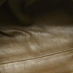 مملوكة مسبقًا حقيبة بوتيغا فينيتا بوش جلد أحمر داكن صغيرة