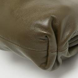 مملوكة مسبقًا حقيبة بوتيغا فينيتا بوش جلد أحمر داكن صغيرة