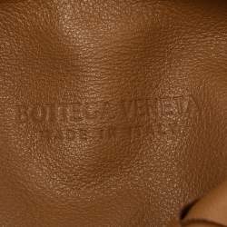Pre Owned Bottega Veneta Brown Intrecciato Leather Mini Jodie Hobo