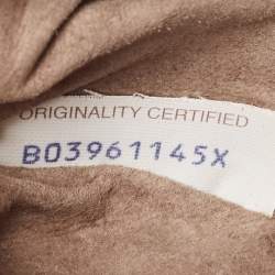 Pre Owned Bottega Veneta Peach Intrecciato Leather Nodini Crossbody Bag