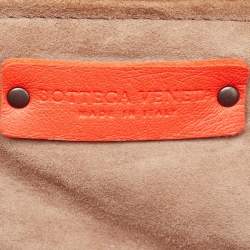 مملوكة مسبقًا Bottega Veneta Red Intrecciato Leather Cesta Bag